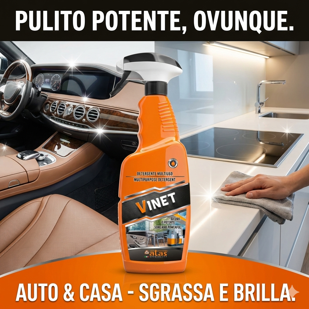 Atas Vinet 750 ml – Professioneller, gebrauchsfertiger Mehrzweck-Entfetter | Schweiz