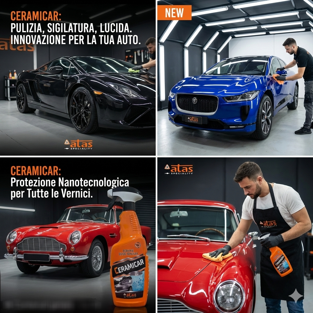 Atas Cerami Car 750 ml – Keramikversiegelung zum Schnellsprühen | Schweiz