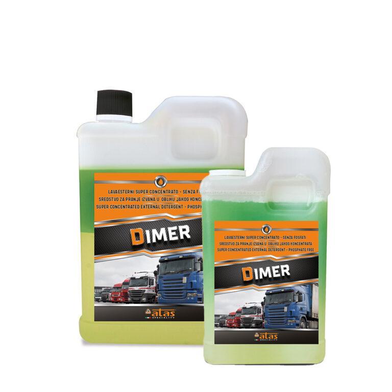 Tanica di sgrassatore professionale Atas Dimer 2 kg per pulizia camion e veicoli industriali