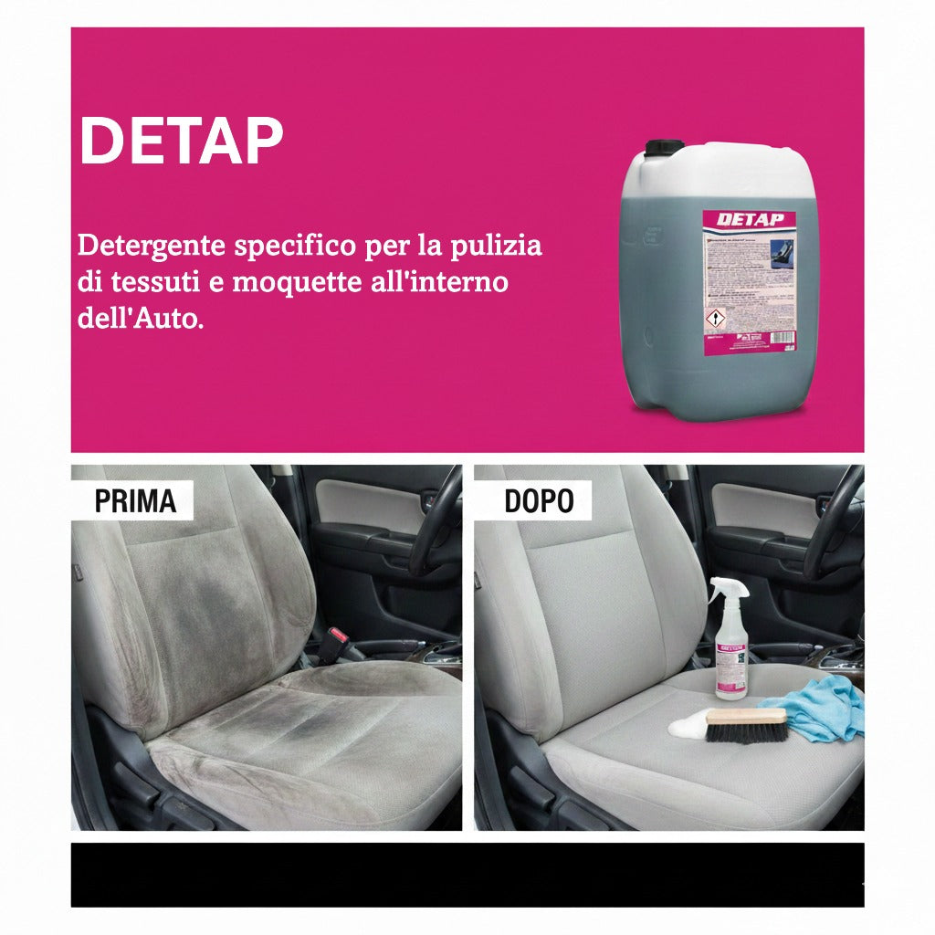 Atas Detap 10 kg - Nettoyant professionnel pour tissus et tapis | Faible mousse | Suisse