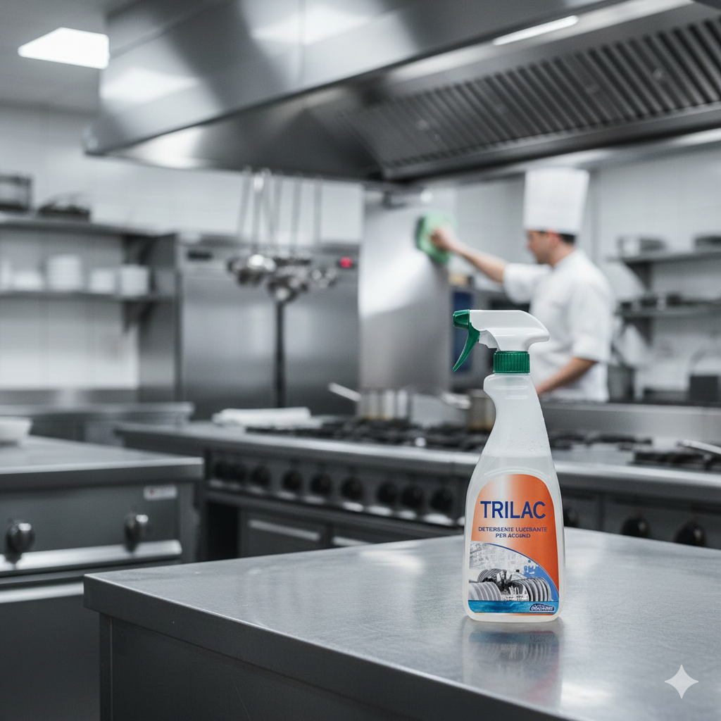 Atas Trilac 750 ml - Produit de polissage et détergent acide pour acier inoxydable | Suisse 